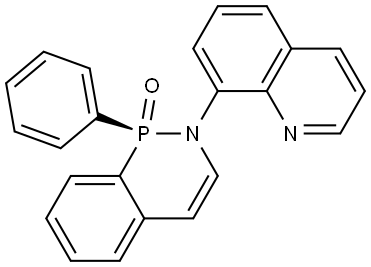 (S)-1-phenyl-2-(quinolin-8-yl)- 2H-
benzo[c][1,2]azaphosphinine 1- oxide Structure