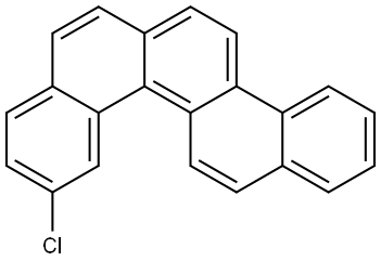 Benzo[c]chrysene, 11-chloro- Structure