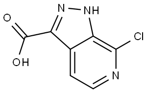 1H-Pyrazolo[3,4-c]pyridine-3-carboxylic acid, 7-chloro- Structure