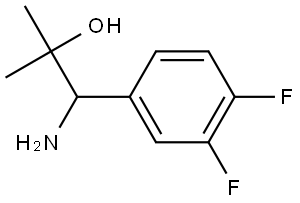 (R)-1-amino-1-(3,4-difluorophenyl)-2-methylpropan-2-ol Structure