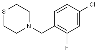 4-[(4-Chloro-2-fluorophenyl)methyl]thiomorpholine Structure