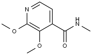 2,3-Dimethoxy-N-methyl-4-pyridinecarboxamide Structure