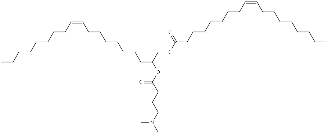 (Z)-2-((4-(dimethylamino)butanoyl)oxy)nonadec-10-en-1-yl oleate Structure