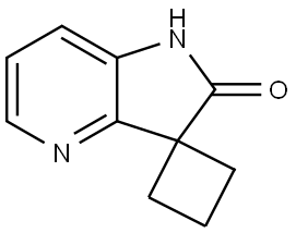 spiro[cyclobutane-1,3'-pyrrolo[3,2-b]pyridin]-2'(1'H)-one Structure