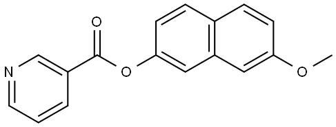 7-Methoxy-2-naphthalenyl 3-pyridinecarboxylate Structure