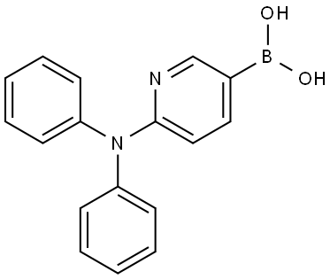 B-[6-(Diphenylamino)-3-pyridinyl]boronic acid Structure