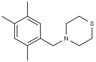 4-[(2,4,5-Trimethylphenyl)methyl]thiomorpholine Structure