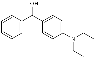 4-(Diethylamino)-α-phenylbenzenemethanol Structure