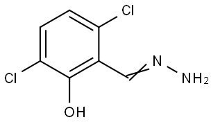 3,6-Dichloro-2-hydroxybenzaldehyde hydrazone Structure