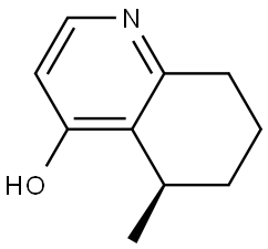 (R)-5-Methyl-5,6,7,8-tetrahydroquinolin-4-ol 구조식 이미지