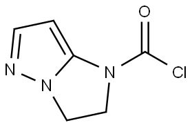 2,3-Dihydro-1H-imidazo[1,2-b]pyrazole-1-carbonyl Chloride Structure