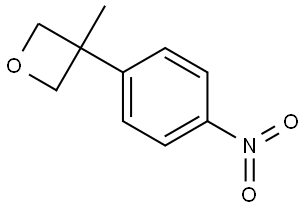Oxetane, 3-methyl-3-(4-nitrophenyl)- Structure