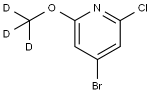 4-bromo-2-chloro-6-(methoxy-d3)pyridine Structure
