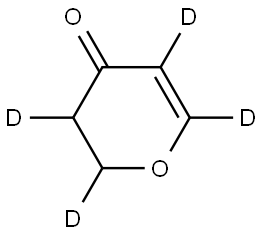 2,3-dihydro-4H-pyran-4-one-2,3,5,6-d4 Structure