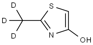 2-(methyl-d3)thiazol-4-ol 구조식 이미지