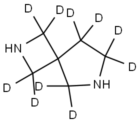 2,6-diazaspiro[3.4]octane-1,1,3,3,5,5,7,7,8,8-d10 Structure