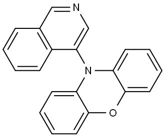 10-(Isoquinolin-4-yl)-10H-phenoxazine Structure