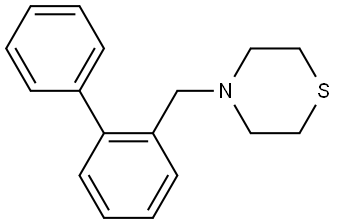 4-([1,1'-Biphenyl]-2-ylmethyl)thiomorpholine Structure