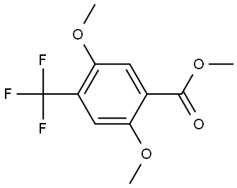 methyl 2,5-dimethoxy-4-(trifluoromethyl)benzoate Structure