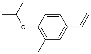 4-Ethenyl-2-methyl-1-(1-methylethoxy)benzene Structure