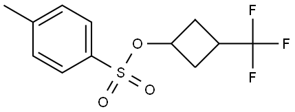 3-(trifluoromethyl)cyclobutyl 4-methylbenzenesulfonate Structure