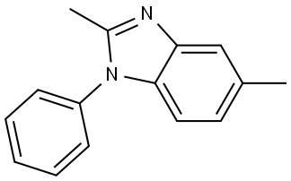 2,5-dimethyl-1-phenyl-1H-benzo[d]imidazole Structure