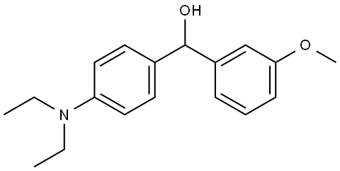 α-[4-(Diethylamino)phenyl]-3-methoxybenzenemethanol Structure