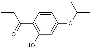 1-[2-Hydroxy-4-(1-methylethoxy)phenyl]-1-propanone Structure