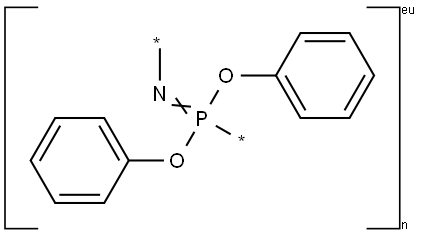 POLY(BIS(PHENOXY)PHOSPHAZENE) Structure