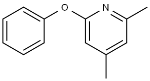 2,4-Dimethyl-6-phenoxypyridine Structure