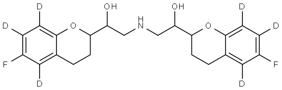 rac-Nebivolol-D6 Structure