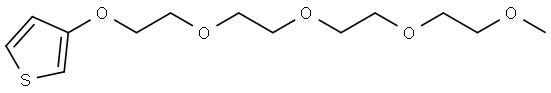 2,5,8,11-Tetraoxatridecane, 13-(3-thienyloxy)- Structure