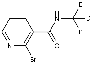 2-bromo-N-(methyl-d3)nicotinamide Structure