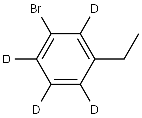 1-bromo-3-ethylbenzene-2,4,5,6-d4 Structure