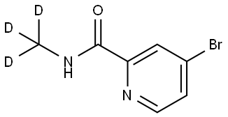4-bromo-N-(methyl-d3)picolinamide Structure