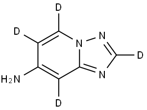 1,2,4]triazolo[1,5-a]pyridin-d4-7-amine Structure