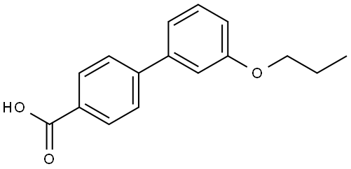 3'-Propoxy[1,1'-biphenyl]-4-carboxylic acid Structure