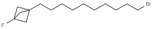 1-(10-bromodecyl)-3-fluorobicyclo[1.1.1]pentane Structure