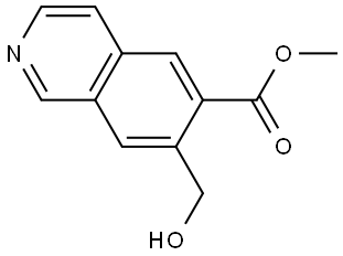 Methyl 7-(hydroxymethyl)isoquinoline-6-carboxylate Structure