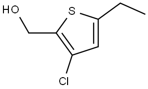 (3-chloro-5-ethylthiophen-2-yl)methanol Structure