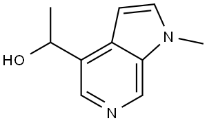 1-(1-Methyl-1H-pyrrolo[2,3-c]pyridin-4-yl)ethanol Structure