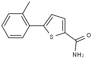 5-(2-Methylphenyl)-2-thiophenecarboxamide Structure