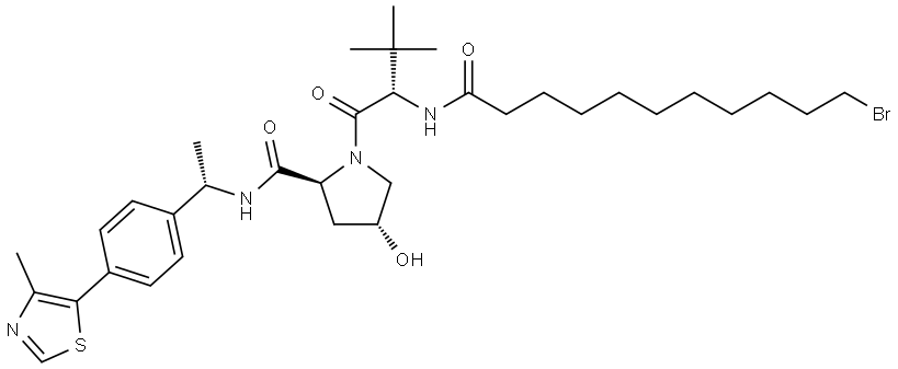 (S,R,S)-AHPC-Me-C10-Br Structure