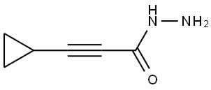 3-Cyclopropyl-2-propynoic acid hydrazide Structure