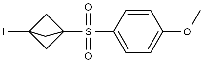 1-Iodo-3-[(4-methoxyphenyl)sulfonyl]bicyclo[1.1.1]pentane Structure