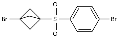 1-Bromo-3-[(4-bromophenyl)sulfonyl]bicyclo[1.1.1]pentane Structure