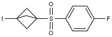 1-[(4-Fluorophenyl)sulfonyl]-3-iodobicyclo[1.1.1]pentane Structure