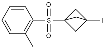 1-Iodo-3-[(2-methylphenyl)sulfonyl]bicyclo[1.1.1]pentane Structure