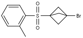 1-Bromo-3-[(2-methylphenyl)sulfonyl]bicyclo[1.1.1]pentane Structure