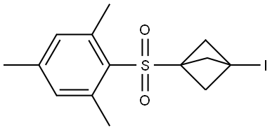 1-Iodo-3-[(2,4,6-trimethylphenyl)sulfonyl]bicyclo[1.1.1]pentane Structure